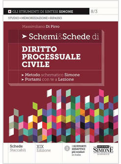 SCHEMI & SCHEDE DI DIRITTO PROCESSUALE CIVILE