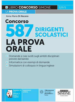 CONCORSO 587 DRIGENTI SCOLASTICI LA PROVA ORALE