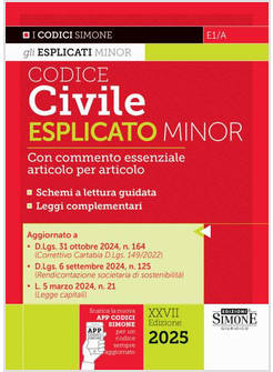 CODICE CIVILE ESPLICATO EDIZ. MINOR. CON ESPANSIONE ONLINE