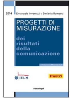 PROGETTI DI MISURAZIONE DEI RISULTATI DELLA COMUNICAZIONE