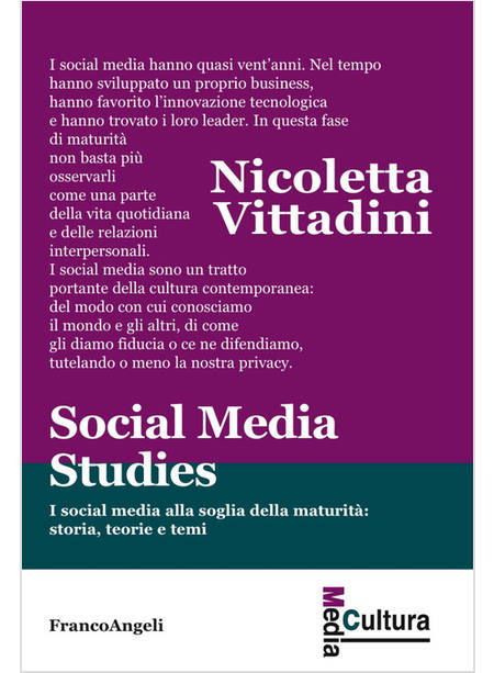 SOCIAL MEDIA STUDIES I SOCIAL MEDIA ALLA SOGLIA DELLA MATURITA' 