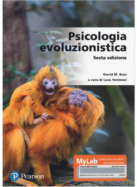 PSICOLOGIA EVOLUZIONISTICA SESTA EDIZIONE MYLAB CON CONTENUTO DIGITALE ONLINE