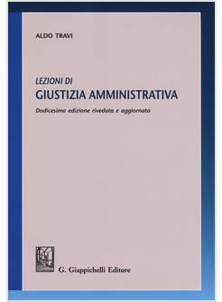 LEZIONI DI GIUSTIZIA AMMINISTRATIVA