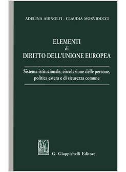 ELEMENTI DI DIRITTO DELL'UNIONE EUROPEA 