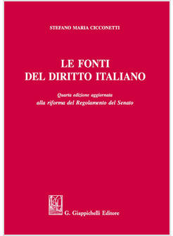 LE FONTI DEL DIRITTO ITALIANO 