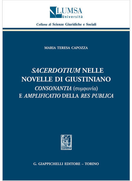 SACERDOTIUM NELLE NOVELLE DI GIUSTIANO 