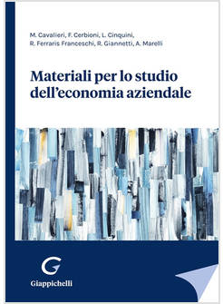 MATERIALI PER LO STUDIO DELL'ECONOMIA AZIENDALE