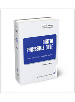 DIRITTO PROCESSUALE CIVILE 1 NOZIONI INTRODUTTIVE 27 EDIZIONE