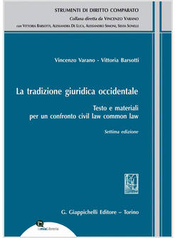 TRADIZIONE GIURIDICA OCCIDENTALE TESTO E MATERIALI PER UN CONFRONTO 