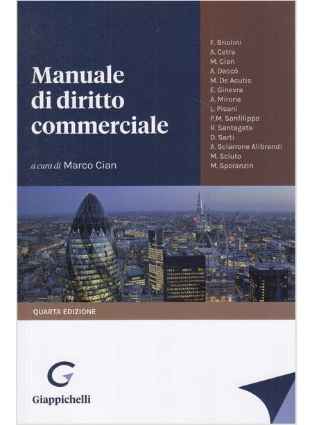 MANUALE DI DIRITTO COMMERCIALE