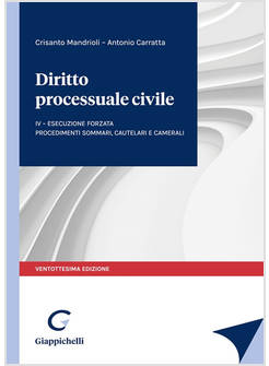DIRITTO PROCESSUALE CIVILE 4-2022: L'ESECUZIONE FORZATA, I PROCEDIMENTI SOMMARI