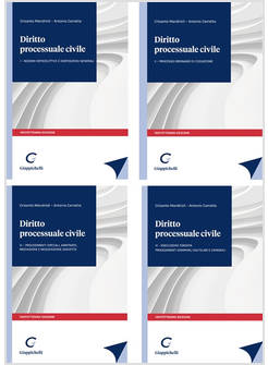 DIRITTO PROCESSUALE CIVILE. VOL. 1-4