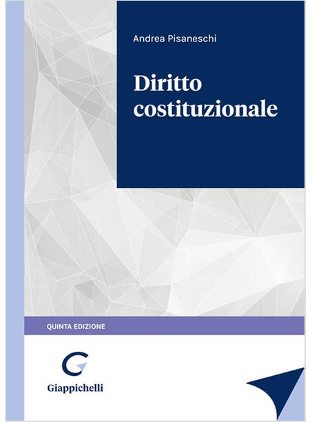 DIRITTO COSTITUZIONALE V EDIZIONE