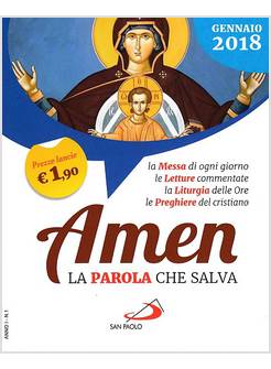 AMEN LA PAROLA CHE SALVA GENNAIO 2018