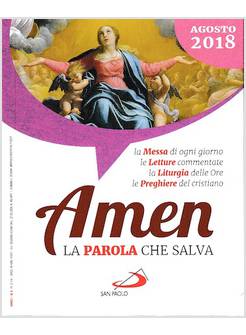 AMEN LA PAROLA CHE SALVA AGOSTO 2018