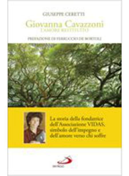 GIOVANNA CAVAZZONI. L'AMORE RESTITUITO