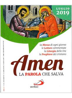 AMEN LA PAROLA CHE SALVA LUGLIO 2019