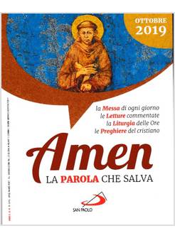 AMEN LA PAROLA CHE SALVA OTTOBRE 2019