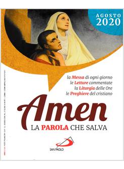 AMEN LA PAROLA CHE SALVA AGOSTO 2020
