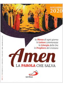 AMEN LA PAROLA CHE SALVA NOVEMBRE 2020
