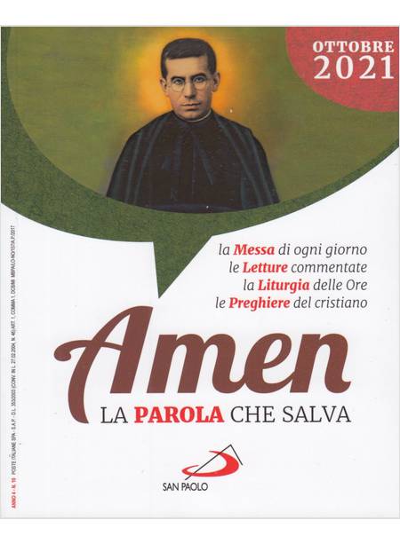 AMEN LA PAROLA CHE SALVA OTTOBRE 2021