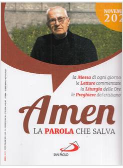 AMEN LA PAROLA CHE SALVA NOVEMBRE 2021