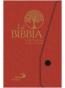 LA BIBBIA SCRUTATE LE SCRITTURE CON BOTTONE POCKET 