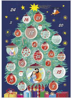 LE LUCI DELL'ALBERO CALENDARIO DELL'AVVENTO  