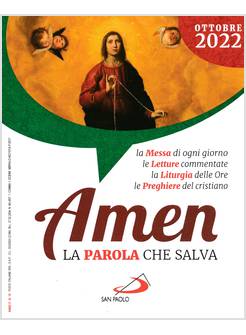 AMEN LA PAROLA CHE SALVA OTTOBRE 2022