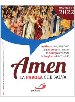 AMEN LA PAROLA CHE SALVA NOVEMBRE 2022