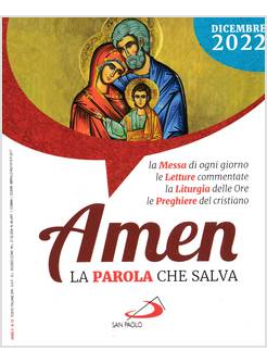 AMEN LA PAROLA CHE SALVA DICEMBRE 2022