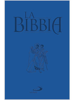 LA BIBBIA CON ELASTICO E COPERTINA AZZURRA