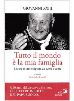 TUTTO IL MONDO E' LA MIA FAMIGLIA