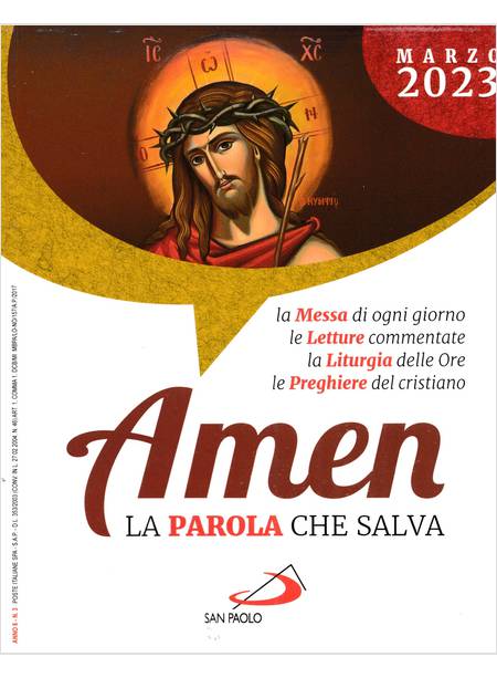 AMEN LA PAROLA CHE SALVA MARZO 2023