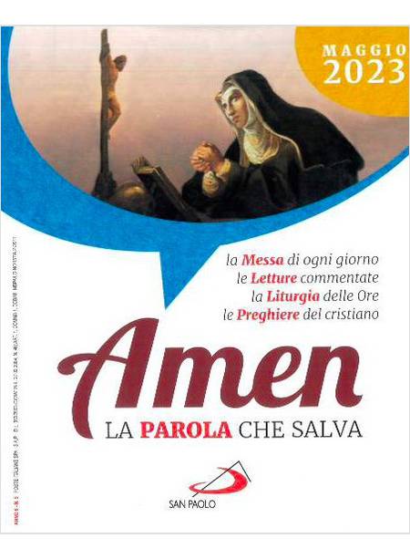 AMEN LA PAROLA CHE SALVA MAGGIO 2023