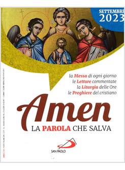 AMEN LA PAROLA CHE SALVA SETTEMBRE 2023