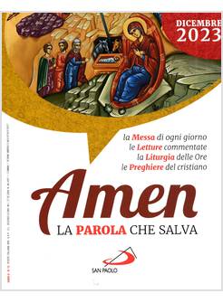 AMEN LA PAROLA CHE SALVA DICEMBRE 2023