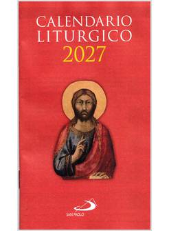 CALENDARIO LITURGICO 2027