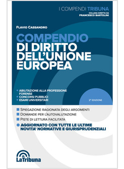 COMPENDIO DI DIRITTO DELL'UNIONE EUROPEA