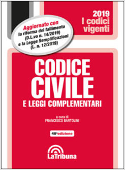 CODICE CIVILE E LEGGI COMPLEMENTARI