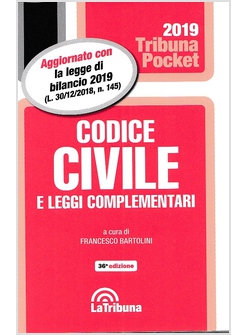 CODICE CIVILE E LEGGI COMPLEMENTARI