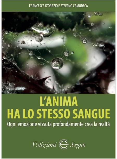 L'ANIMA HA LO STESSO SANGUE OGNI EMOZIONE VISSUTA PROFONDAMENTE CREA LA REALTA