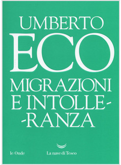 MIGRAZIONI E INTOLLERANZA