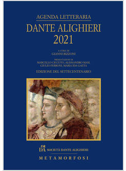 AGENDA LETTERARIA DANTE ALIGHIERI 2021