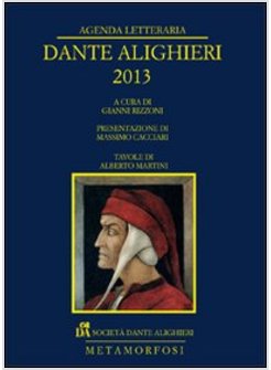 AGENDA LETTERARIA DANTE ALIGHIERI 2013