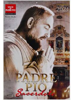 PADRE PIO SACERDOTE CALENDARIO DA MURO 2024