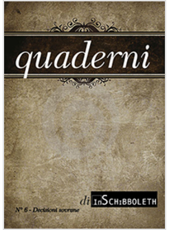 QUADERNI N 6 DECISIONI SOVRANE