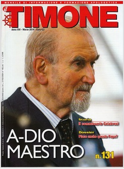 IL TIMONE N. 131 MARZO 2014  A-DIO MAESTRO