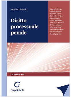 DIRITTO PROCESSUALE PENALE