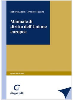 MANUALE DI DIRITTO DELL'UNIONE EUROPEA